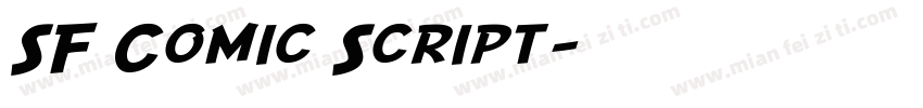SF Comic Script字体转换
